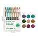 Hesroicy 0.5mm 9Pcs/Set Morandi Color Gel Pen - School Office Students Stationery Supply