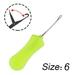 1pc/4pcs Fishing Needle Splicing Tool With Anti-slip Handle Stainless Steel Fishing Bait Kit Fishing Accessories 6#