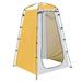 Outdoor Bath Tent Folding Privacy Mobile Toilet UV Protection (Yellow Gray)