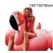 Flamingo Swimming Pool Float Summer Island Giant Ride on Swan Swimming Lifebuoy Lounge Inflatable Pool Toy Raft