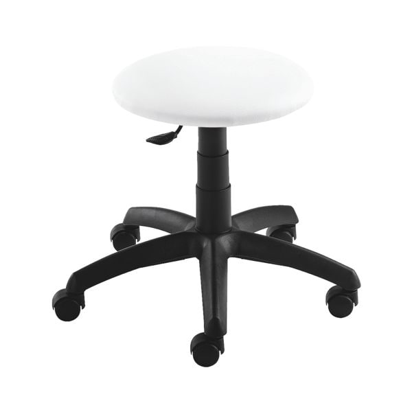 mayer Sitzmöbel Arbeitshocker »myKENNY« höhenverstellbar, Kunstleder weiß Image
