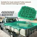 Waroomhouse 1 Set Car Protective Mesh with Hook Anti-falling Heavy Duty Trailers Car Cargo Net Luggage Extend Mesh Cover Truck Bed Accessories