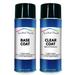 Spectral Paints Compatible/Replacement for Porsche 39V Iris Blue Metallic: 12 oz. Base & Clear Touch-Up Spray Paint