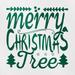 Transparent Decal Stickers Of Merry Christmas Tree (Green) Premium Waterproof Vinyl Decal Stickers For Laptop Phone Accessory Helmet Car Window Mug Tuber Cup Door Wall Decoration ANDVER1f85145GR