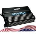 Hifonics A1000.2D Alpha Series Compact 1000 Watt 2-Channel Class-D Car Amplifier Bundle