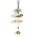 Marbhall Lucky Wind Chime Money Tree Metal Bell Wind Chime 3 Bells Hanging Wind Bell Chime for Good Luck Safe Home Garden Patio Hanging Decoration