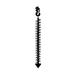 Gerich 36 inches Snow Gauge Metal Yard Snow Measuring Stick Outdoor Garden Stake Decor