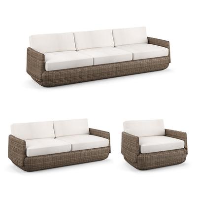 Avila Seating Replacement Cushions - Lounge Chair, Sand Lounge Chair - Frontgate