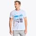 Nautica Men's Sustainably Crafted Nautica Sailing Graphic T-Shirt Bright White, L
