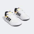 Sneaker ADIDAS SPORTSWEAR "HOOPS 3.0 CF C" Gr. 28, schwarz-weiß (cloud white, core black, bold gold) Schuhe Basketballschuhe