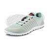 Barfußschuh LEGUANO "GO", Damen, Gr. 37, grau (grau, mint), Textil, sportlich, Schuhe Barfußschuh Schnürschuh, mit praktischer Schnürung, Freizeitschuh, Halbschuh, Schnürschuh, Topseller