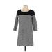 Soft Joie Casual Dress - Shift: Black Stripes Dresses - Women's Size Small