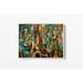 Amrita Sen Street Meeting Framed On Canvas Print Canvas | 25.25 H x 33.25 W x 1.75 D in | Wayfair SECA4PFWH32x24