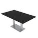 Skutchi Designs, Inc. Small 6 Person Rectangular Conference Table w/ Double Bases Wood/Metal in Brown | 29 H x 59.5 W x 35.5 D in | Wayfair