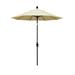 California Umbrella Sun Master Series 7' 6" Market Umbrella Metal in White/Brown | 102.5 H in | Wayfair GSCUF758010-5453