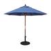 Joss & Main Manford Ausonio 9' x 9' Octagonal Market Umbrella, Wood in Blue/Navy | Wayfair A38879B90F83485F855D955A30591E08
