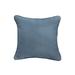 Birch Lane™ Ansonia Sunbrella® Throw Square Indoor/Outdoor Pillow Cover & Insert /Polyfill/Sunbrella® in Blue | 22 H x 22 W x 6 D in | Wayfair