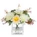 Primrue Lincoln Daisy Floral Arrangement or Centerpiece in Vase Faux Silk | 7 H x 7 W x 7 D in | Wayfair 374EE9013D924C6B8FAFF80CD2F1AFC0