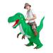 The Holiday Aisle® Dinosaur Inflatable Costume for Adult Polyester in Green | 63 H in | Wayfair DE71FA52405C48568DD6C82A0858AF2B