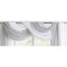 Warm Home Designs Wedding Arch Draping Fabric in Gray/White | 360 H x 55 W x 0.1 D in | Wayfair WED WHI+ SIL 360