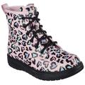 Schnürstiefel SKECHERS KIDS "GRAVLEN - TOTALLY WILD" Gr. 38, pink (pink, kombiniert) Kinder Schuhe Stiefel Boots