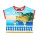 Dolce&Gabbana Kids Portofino printed cotton jersey T-shirt