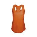 SOLS Womens/Ladies Moka Plain Sleeveless Tank Top (Burnt Orange) Cotton - Size X-Small