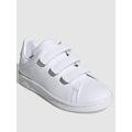adidas Originals Unisex Kids Stan Smith Trainers - White/White, White/White, Size 12 Younger