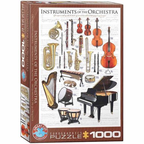 Eurographics 6000-1410 - Instrumente des Symphonieorchesters, Puzzle, 1.000 Teile - Eurographics