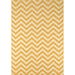 Momeni Transitional Contemporary & Modern Indoor & Outdoor Striped Baja Egyptian Regional Machine Made Area Rug Yellow - 8 ft. 6 in. x 13 ft.