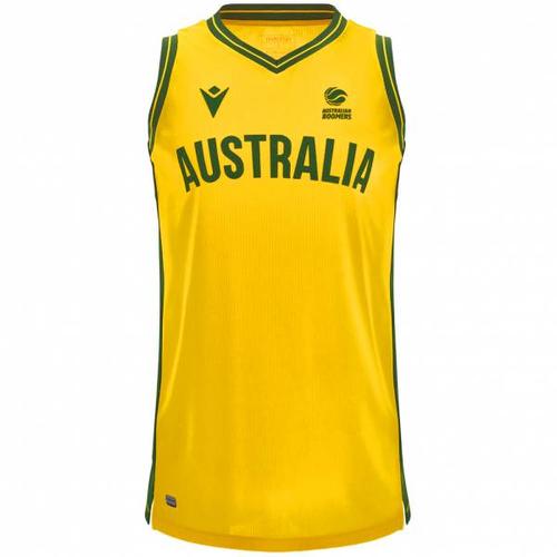 Australien Basketball macron Kinder Auswärts Trikot 58563043