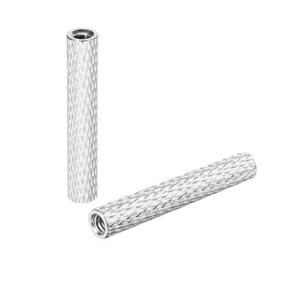 M3x30mm Aluminum Standoff with Mesh Texture Column Spacer for RC Airplane FPV Quadcopter CNC 2pcs - Silver