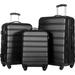 3 Piece Hardside Luggage Spinner Suitcase with TSA Lock, 20" 24" 28"