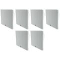 (6) JBL SLP14/T-WH Low-Profile On Wall Mount White 4 70v Commercial Speakers