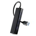 Mini USB Hub Extensions 4 Port USB 3.0 Hub Expander USB Adapter Station Ultra Slim Portable Data Hub