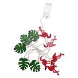 NUOLUX LED Lamp String Flamingo Monstera Light String Night Lamp Adornment No Battery