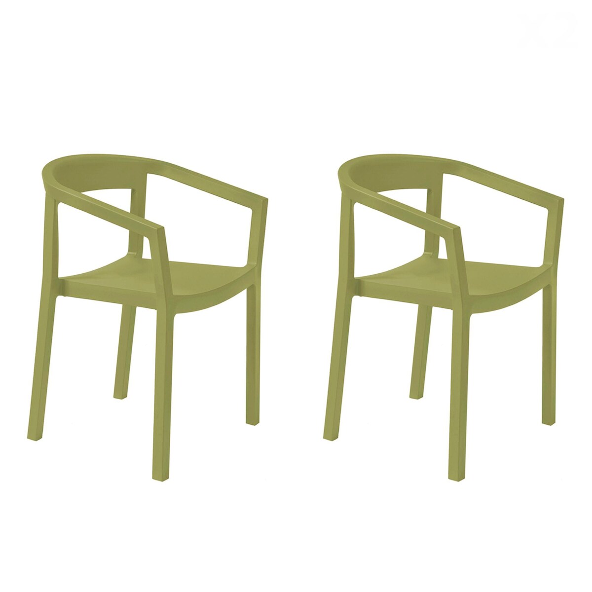 Resol PEACH Sessel Indoor, Outdoor Set 2 Olivgrün Image