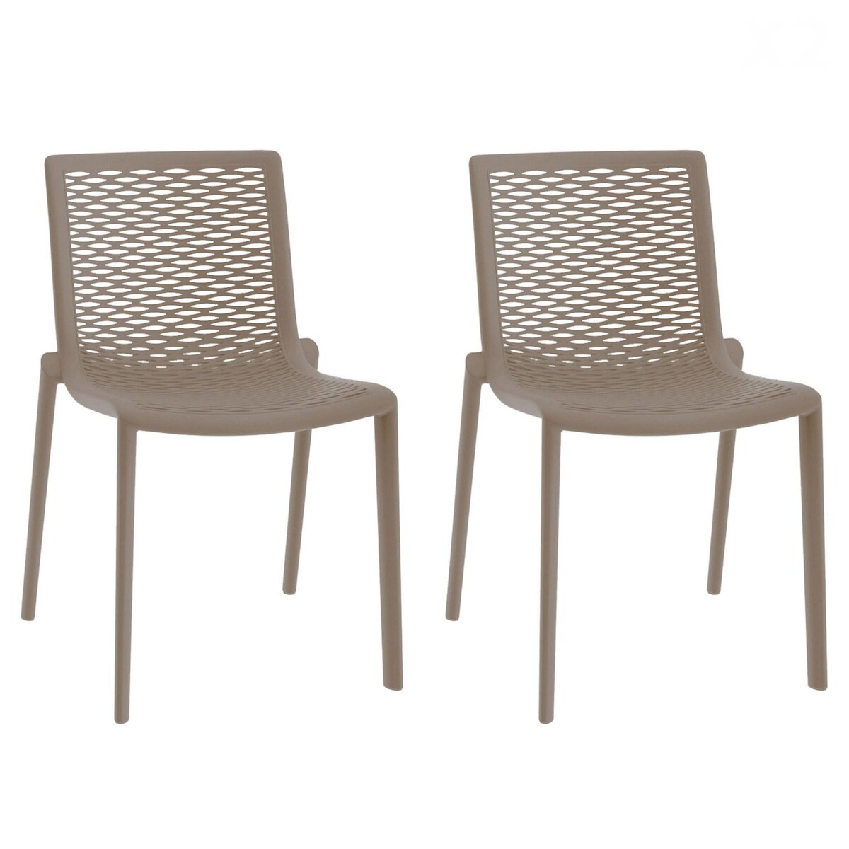 Resol NETKAT Stuhl Indoor, Outdoor Set 2 Sand Image