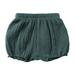 UHUYA Baby Bloomers Shorts Toddler Baby Gril Shorts Infact Baby Shark Underwear Newborn Toddler Baby Bag Fart Pants Solid Color Casual Briefs Big Butt Shorts Bread Pants Green 12-24 Months