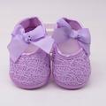 Baby Girls Soft Shoes Soft Soled Non-slip Bowknot Footwear Crib Shoes Shoes for Girl Matching Boy Outfits And Boy Sizes