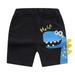 YDOJG Toddler Boys Kids Girls Casual Shorts Pants Sport Cartoon Dinosaur Prints Casual Shorts Fashion Beach Cargo Pants Shorts For 3-4 Years