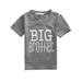 Family Matching Tops Little/Big Brother/Sister Romper T-shirt Tops Toddler Newborn Baby Boy Girls Clothes