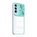 compatible with 13 Case Pro Suitable For S23plus Phone Case Transparent Sliding Window Charm Case Contrast Color Anti Drop Protective Case Silicone Case compatible with 11 Pro Max