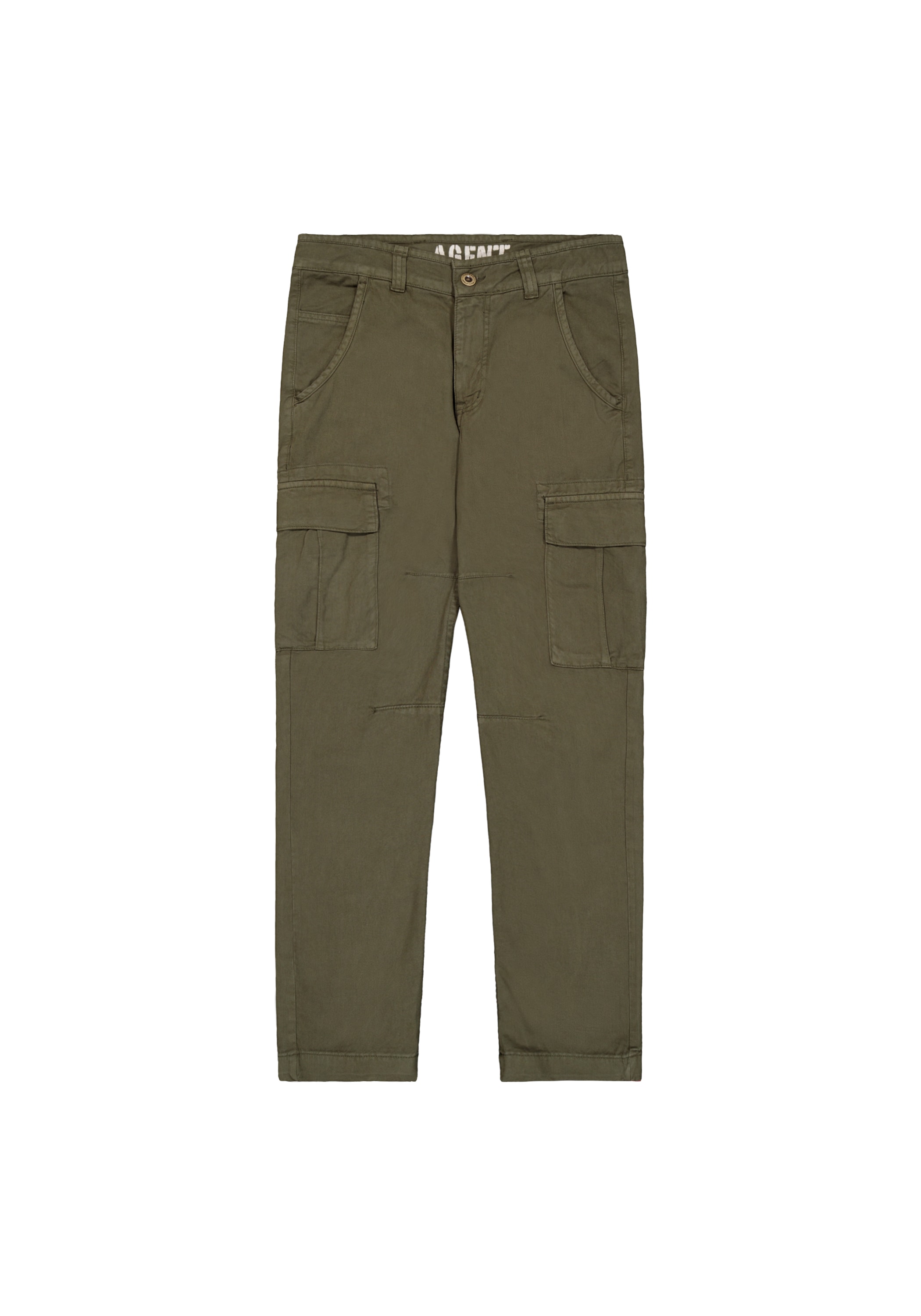 Cargohose ALPHA INDUSTRIES "Agent Pant", Herren, Gr. 30, Normalgrößen, grün (schwarz olive), Obermaterial: 100% Baumwolle; Futter: 100% Baumwolle, Hosen Cargohose