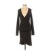 Shein Casual Dress - Sweater Dress: Black Dresses - Women's Size X-Small