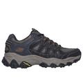 Skechers Men's After Burn M.Fit 2.0 Sneaker | Size 11.5 | Charcoal/Gold | Leather/Synthetic/Textile