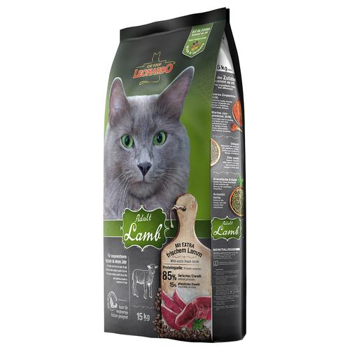 15kg Adult Lamm Leonardo Trockenfutter für Katzen