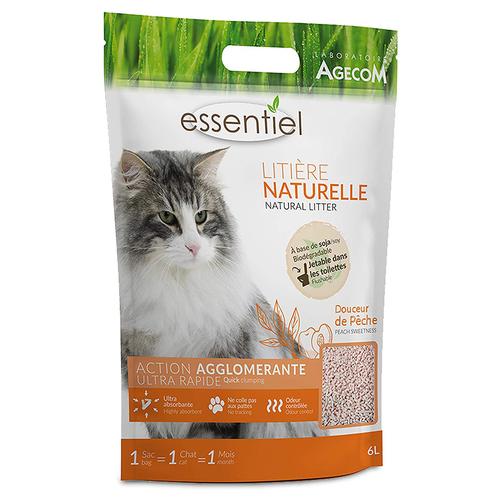 6L Essentiel Natural Katzenstreu Pfirsich