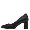 Tamaris COMFORT Damen Pumps aus Leder Spitz Comfort Fit, Schwarz (Black), 41 EU