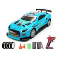 RACENT Remote Control Drift Car RC Car 2.4Ghz 1:14 Scale RC Sport Racing RC Cars for Adults 4WD Ready to Run Hight Speed RC Vehicle with LED, 2 Batteries, Drifting Wheels, Racing Wheels, Toy Gifts